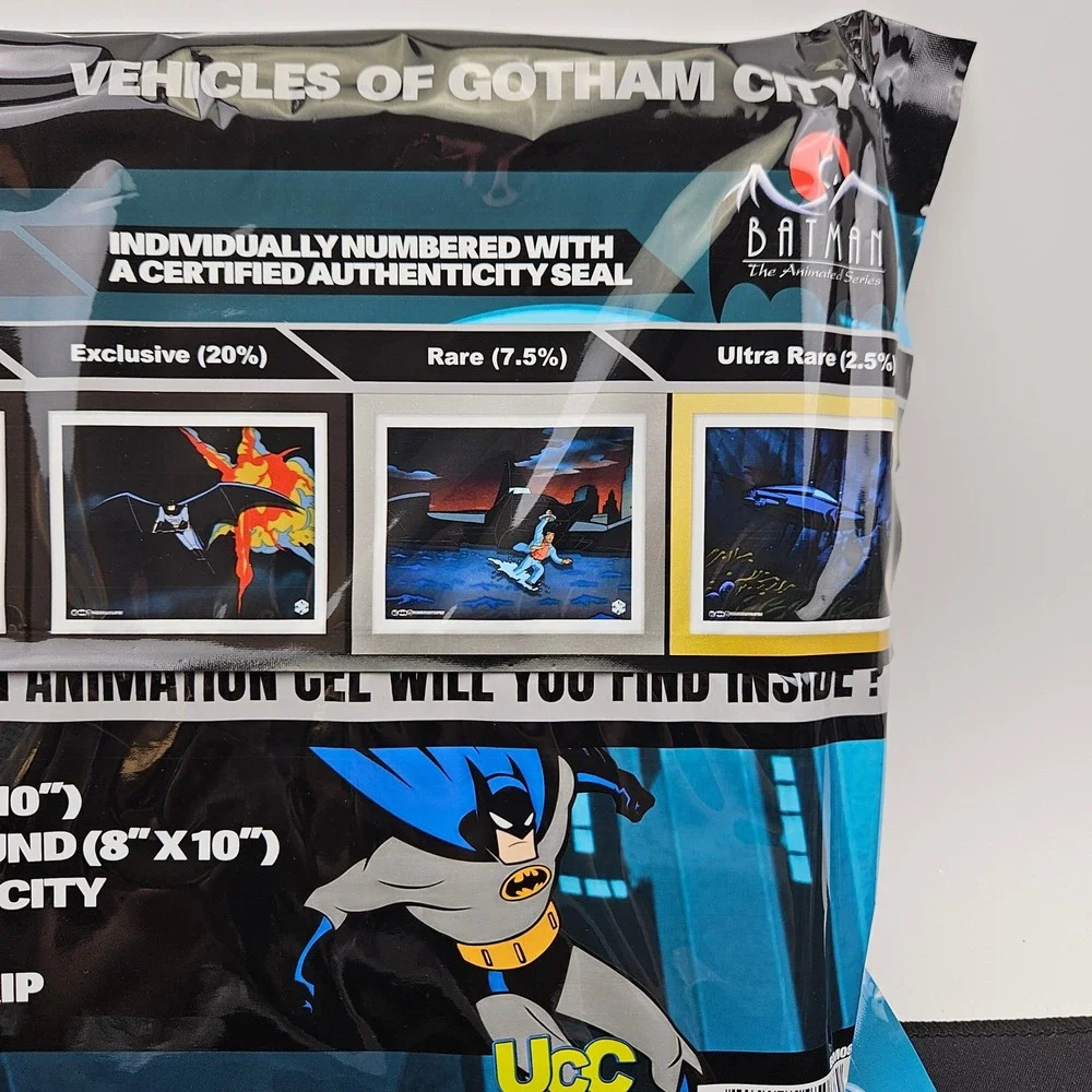 Batman The Animated Series Pop Art Animation Cel‎ Vehicles of Gotham City Sealed
